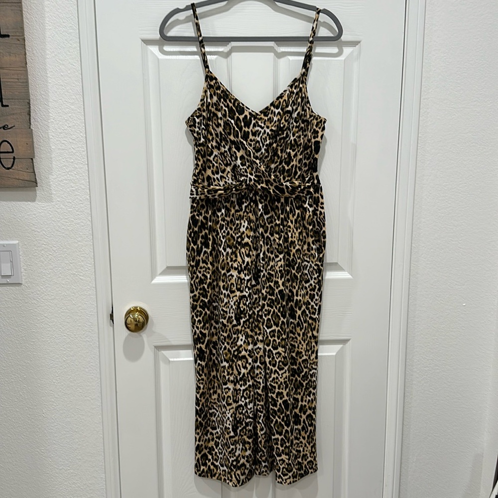 Leopard Print Jumpsuit